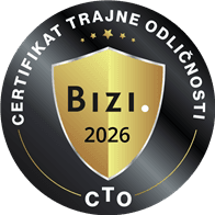Bizi: certifikat trajne odličnosti 2026
